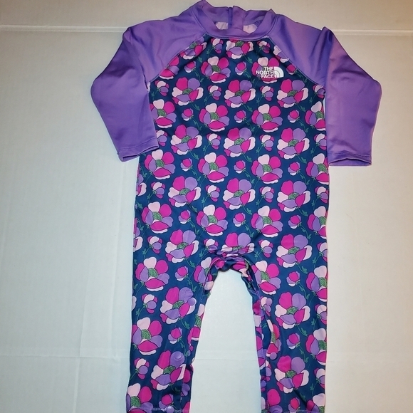 The North Face║One Piece Swimwear║Size 6-12M Rashguard - Picture 1 of 9